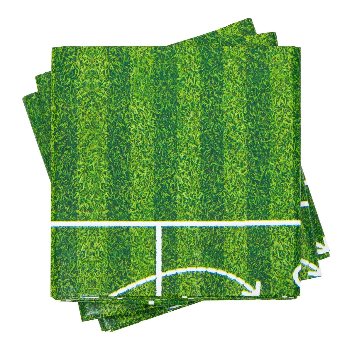 Blue Panda 3 Pack Grass Table Cloth, Sports Themed Birthday Party Supplies, 54x108 in | Target