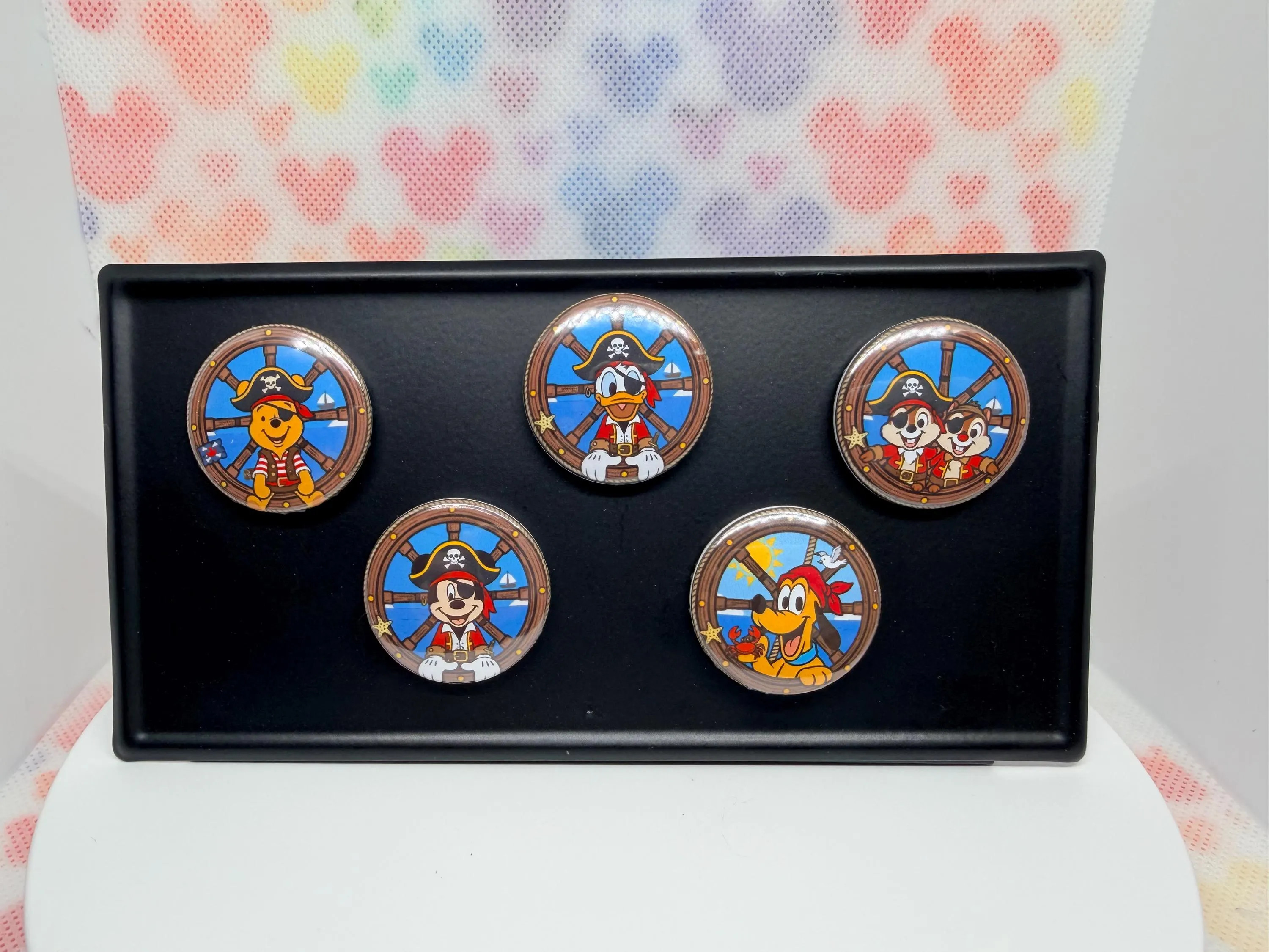Disney Cruise Pirate Character Buttons – Set of 5 | Etsy (Global)