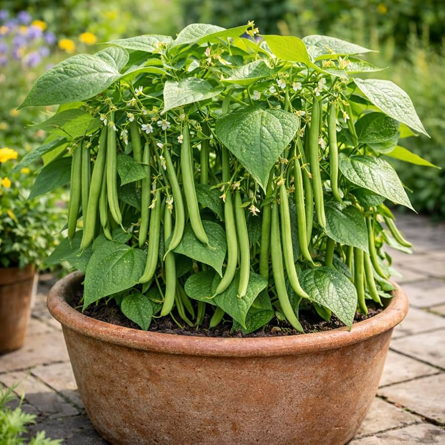10 Dwarf French Bean Seeds Slenderette Heirloom Stringless Vegetables to Grow | Amazon (UK)