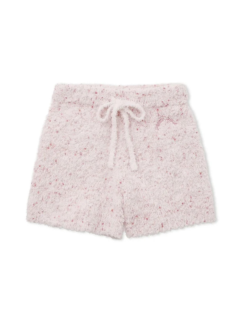 Fuzzy Lounge Shorts with Drawstring | Gelato Pique