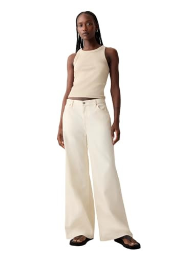 GAP Women's Mid Rise Baggy Denim | Amazon (US)