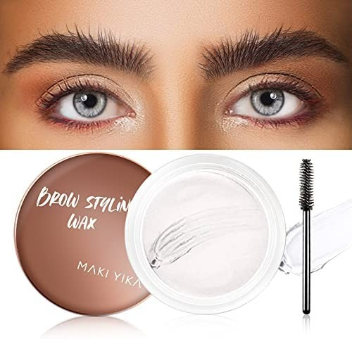 Eyebrow Soap Eyebrow Wax Kit - Clear Brow Styling Wax for Fluffy Brows, Waterproof Eye Brow Gel, Bro | Amazon (US)