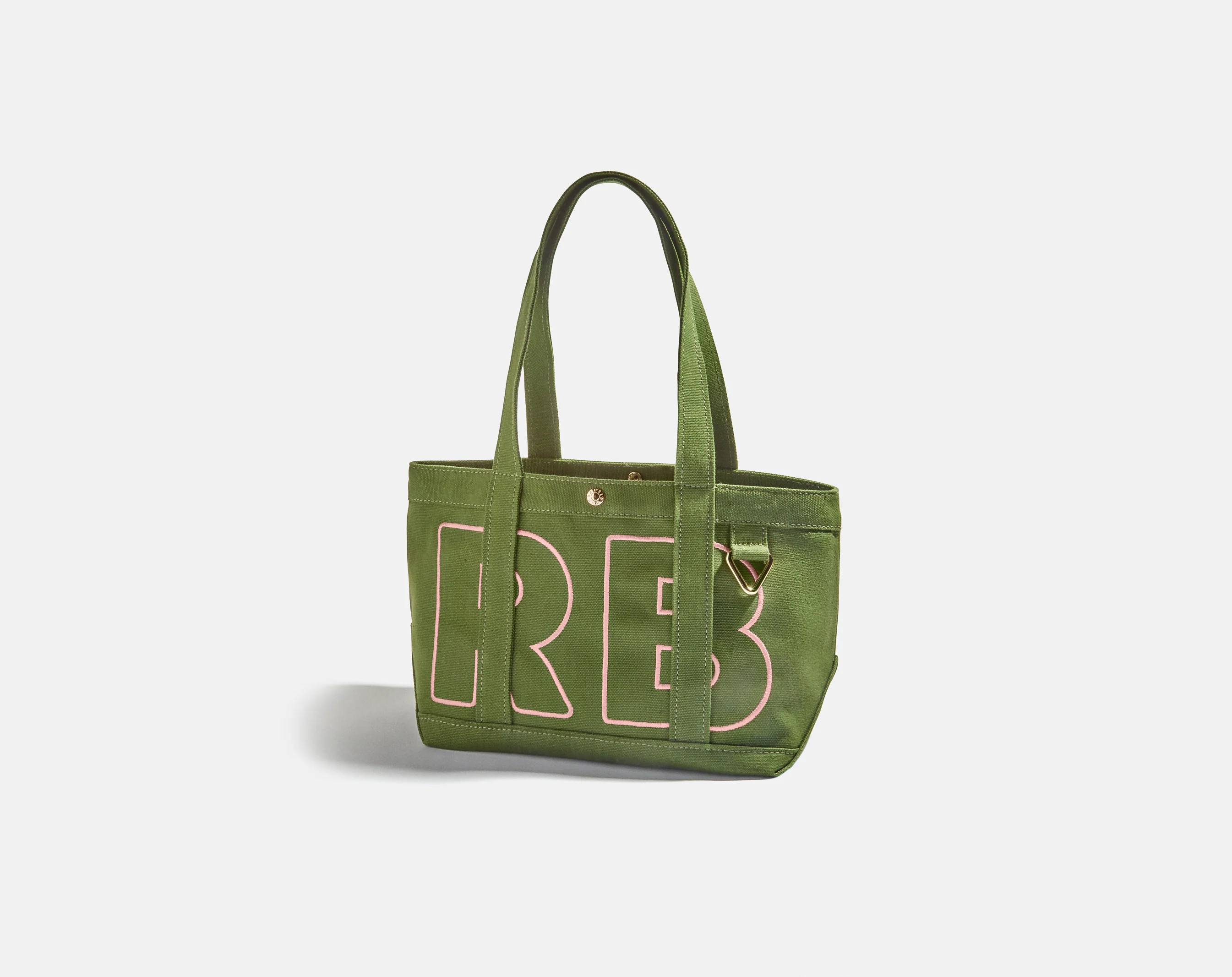 Custom Alpha Tote - Olive Green | BaubleBar