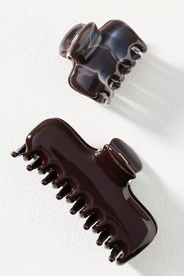 Tortoiseshell Hair Claws, Set of 2 | Anthropologie (US)