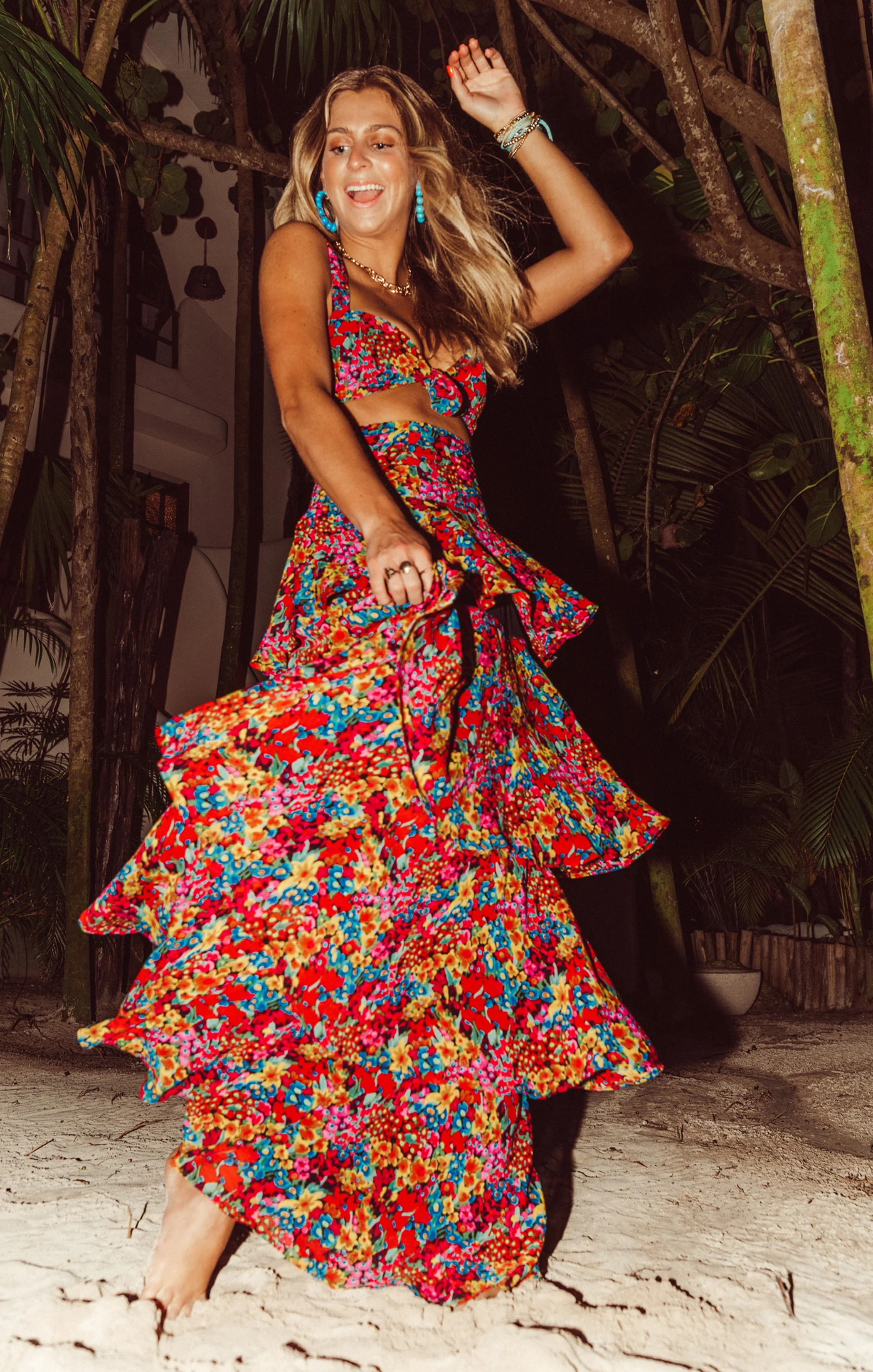 Katrina Swing Skirt ~ Garden Glow | Show Me Your Mumu