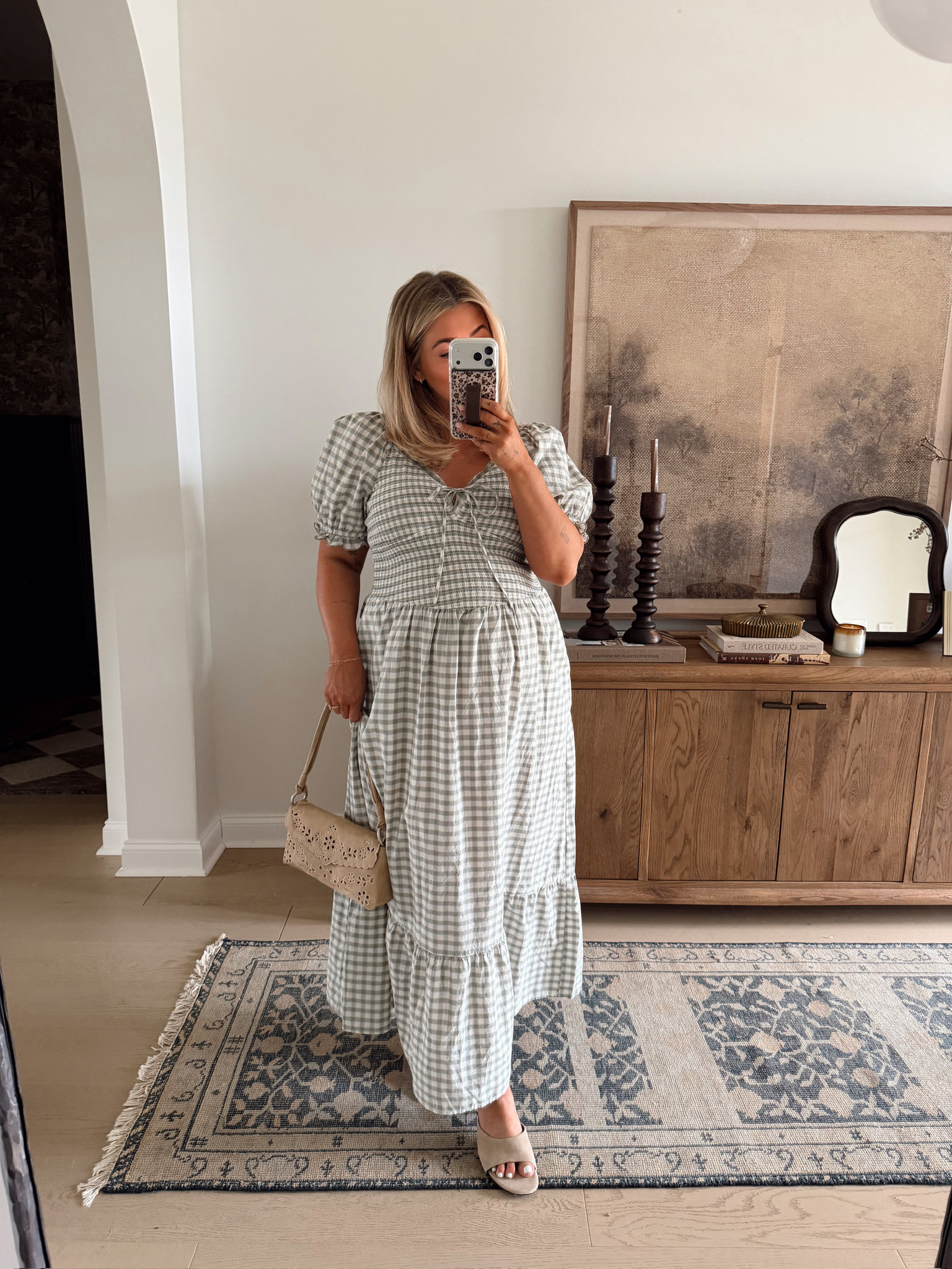 Spring dress from target🤍 So cutie for Easter, a shower, really any event you have this spring or summer 

#LTKSpringSale #LTKootd