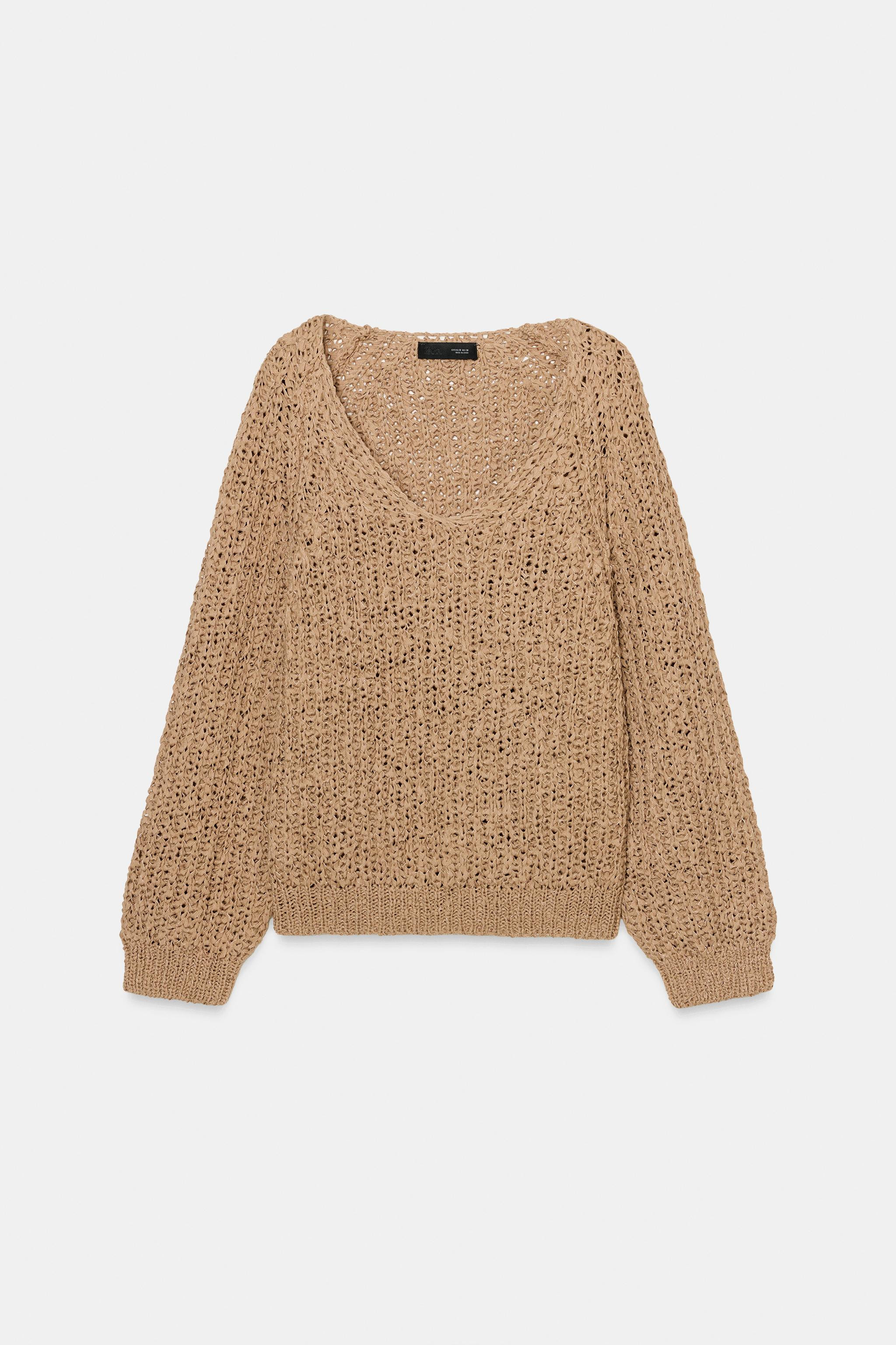 INTERTWINED RIBBON KNIT JUMPER | Zara US
