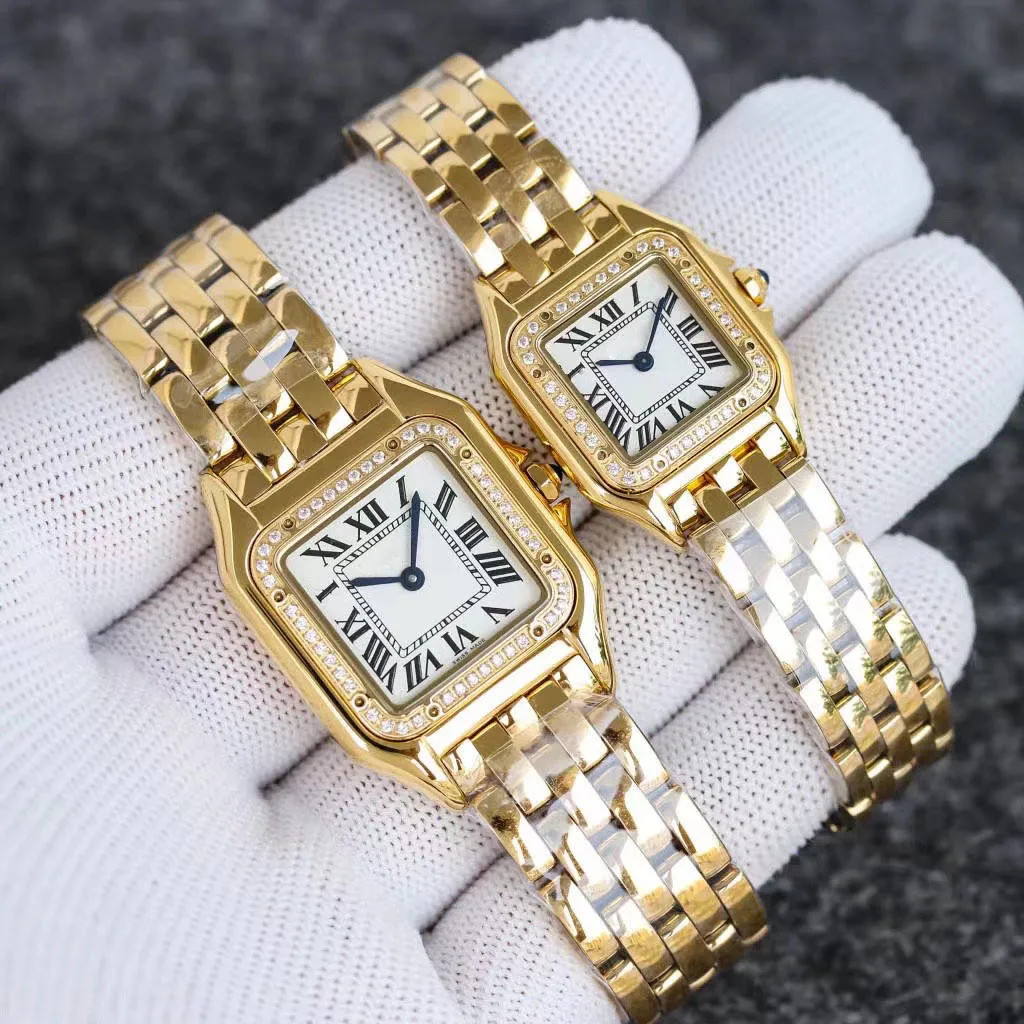 fashion womens watch couple watches high quality panthere 27mm square lady watch gift Classic Wat... | DHGate