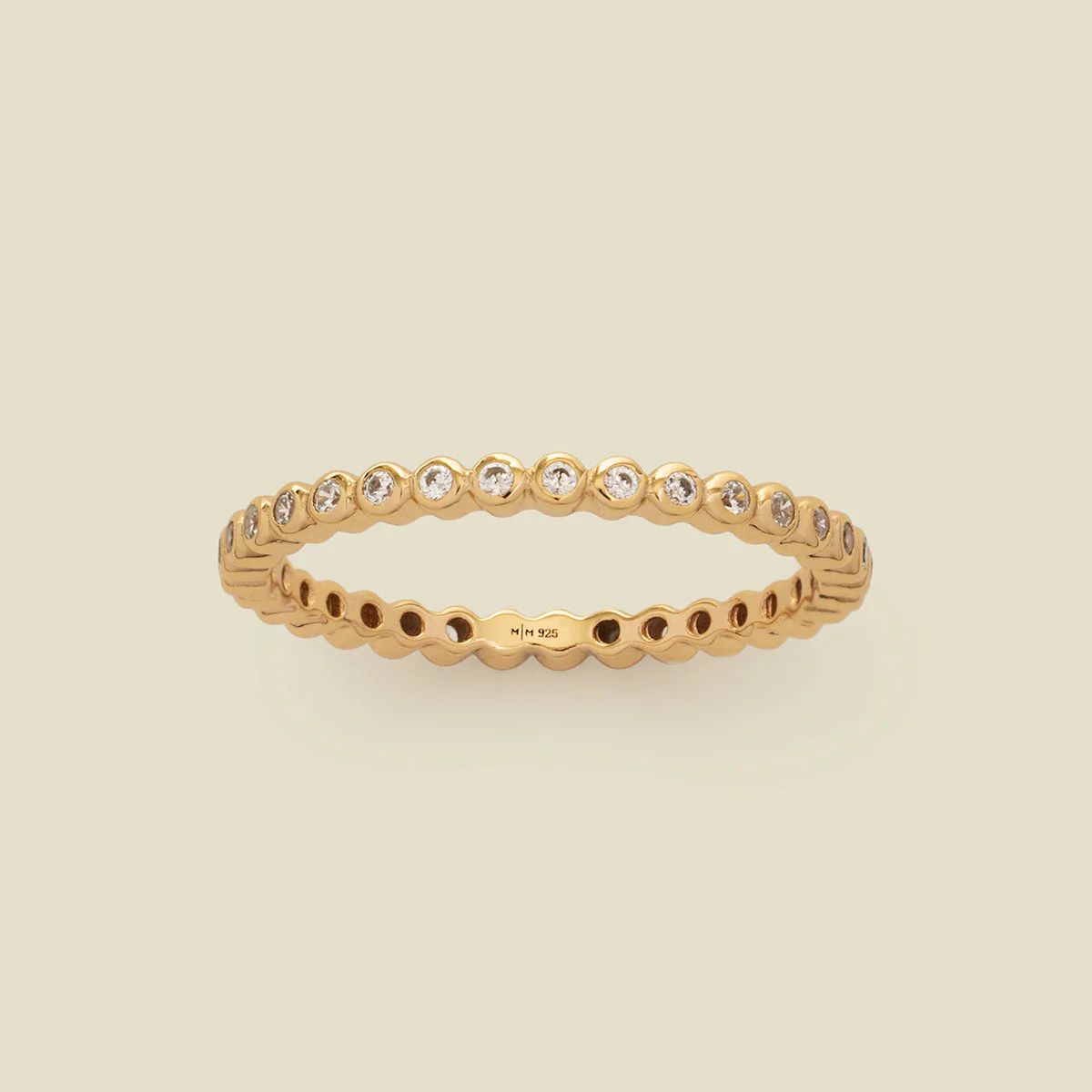 CZ Poppy Eternity Band Ring | Made by Mary (US)