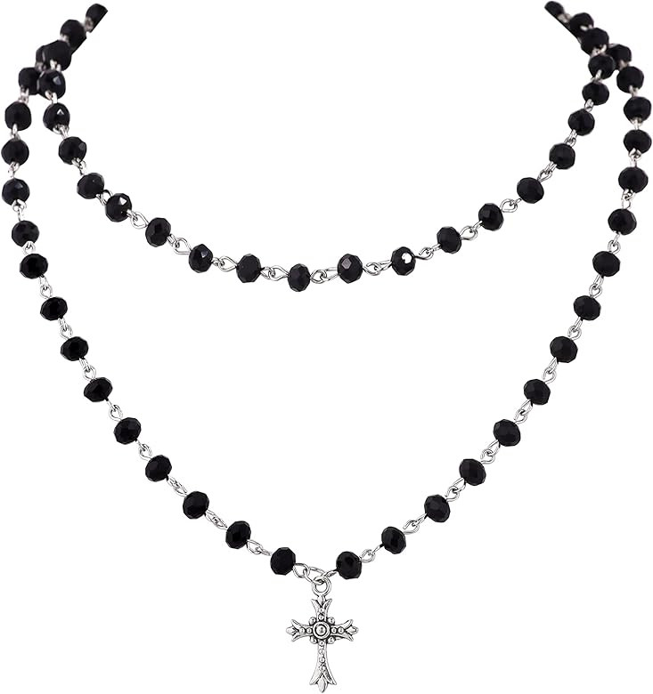 Sacina Gothic Cross Necklace, Y2k Cross Necklace, Cross Necklace for Women, Y2k Necklaces, Gothic... | Amazon (US)