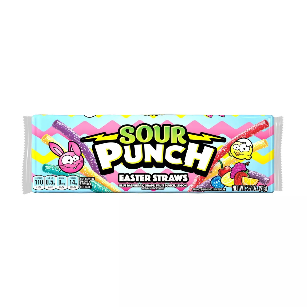Sour Punch Easter Straws Tray - 3.2oz | Target