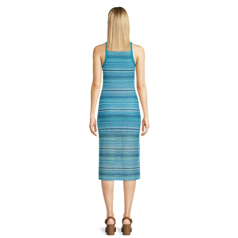 No Boundaries Women's Juniors Stripe Tank Dress, Sizes XS-XXXL - Walmart.com | Walmart (US)