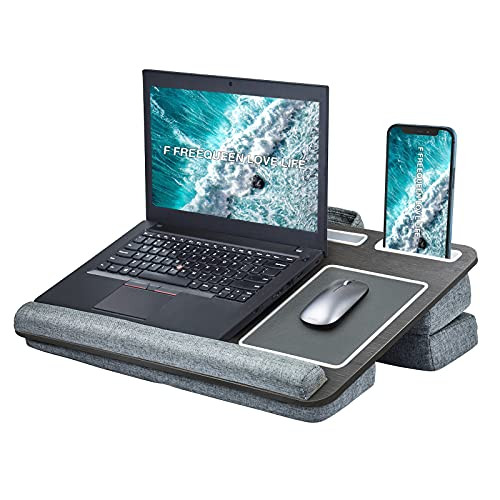 Laptop Lap Desk, Computer Lap Desks with Cushion Fits up to 17 inch Laptop, Designed Adjustable T... | Amazon (US)