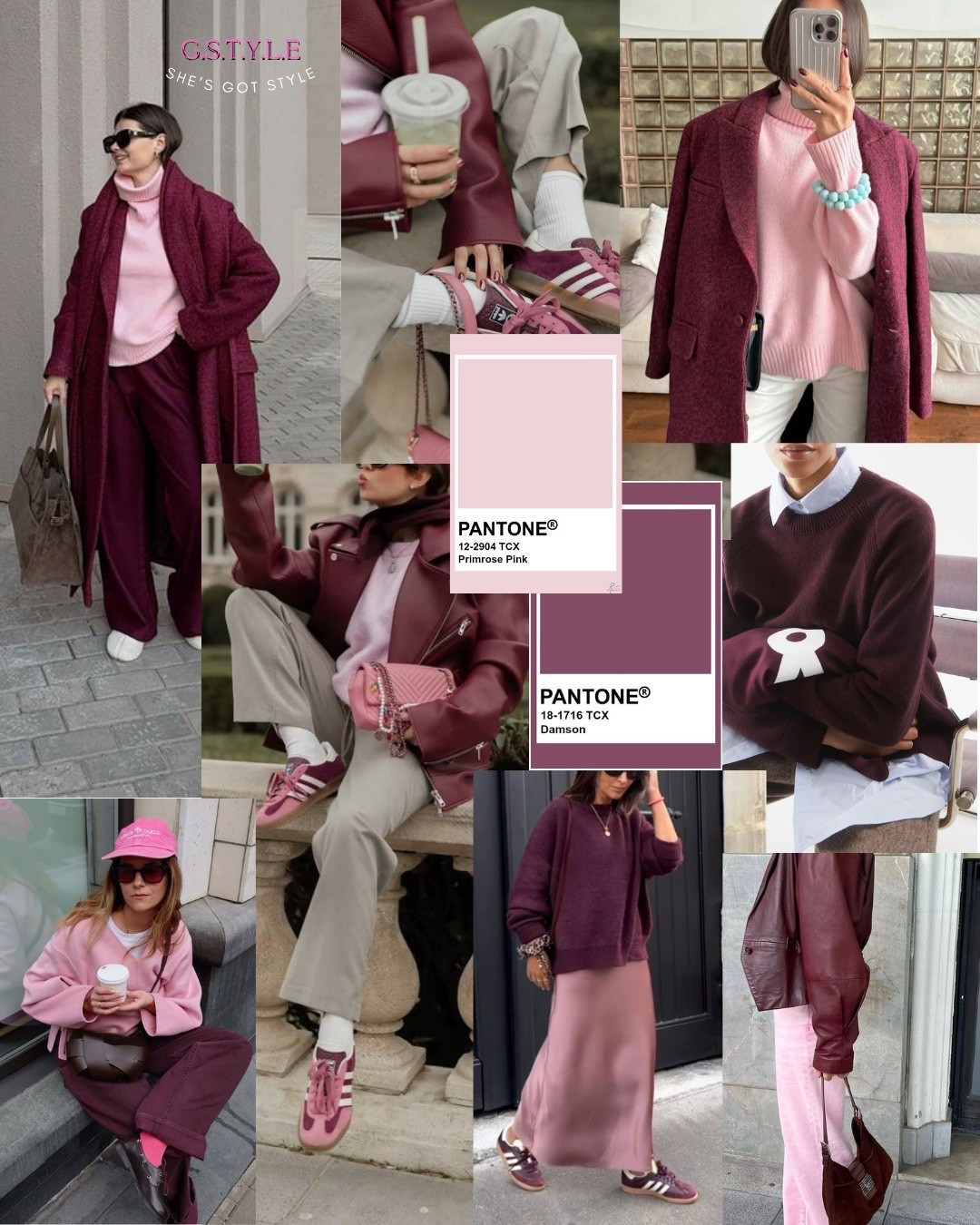 Second color duo from FW 2025/26 palette: Primrose Pink + Damson 💗🍇

Soft. Sweet. Perfectly balanced.

More color pairings coming soon! 🎨✨

Save for later inspiration! 💙 #shes_got_style_

#pantone #pantonecolors #fashionweek #outfit #colorpalettes #primrosepink #damson #pink

#LTKWorkwear #LTKStyleTip #LTKSeasonal
