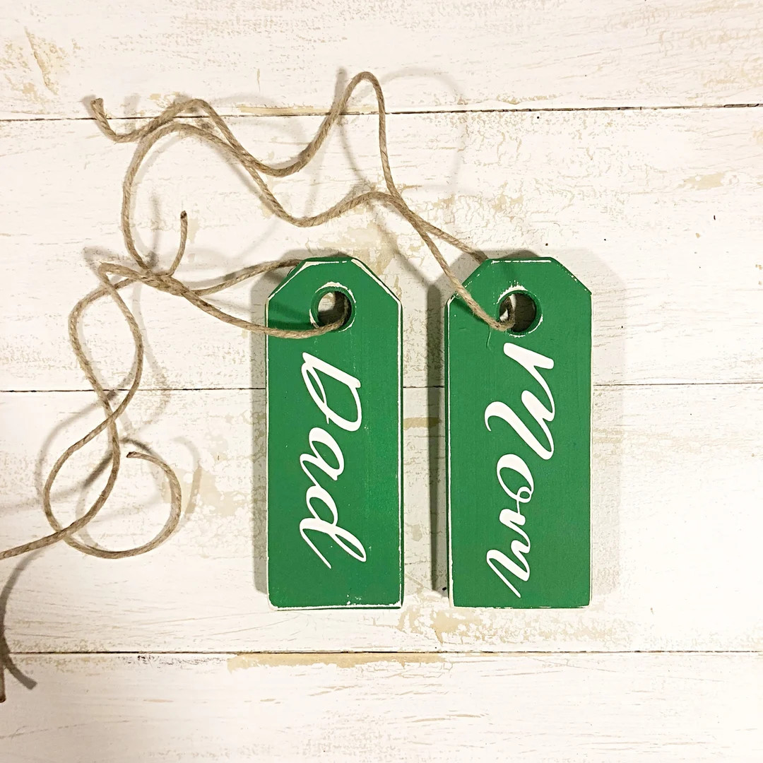 Peraonalized Christmas Stocking Tags | Etsy (US)