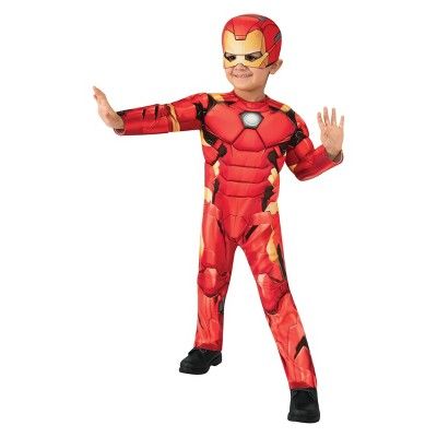 Toddler Marvel Iron Man Halloween Costume Jumpsuit | Target