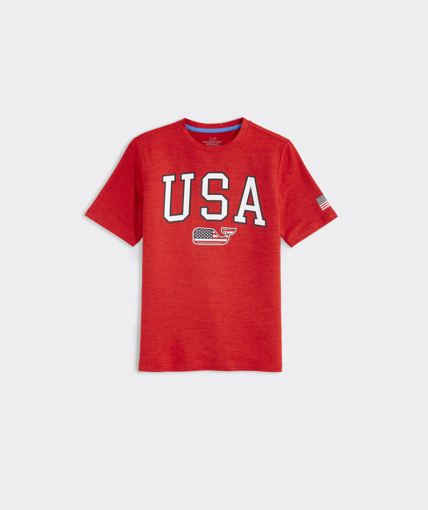 Boys' USA Short-Sleeve Harbor Performance Tee | vineyard vines