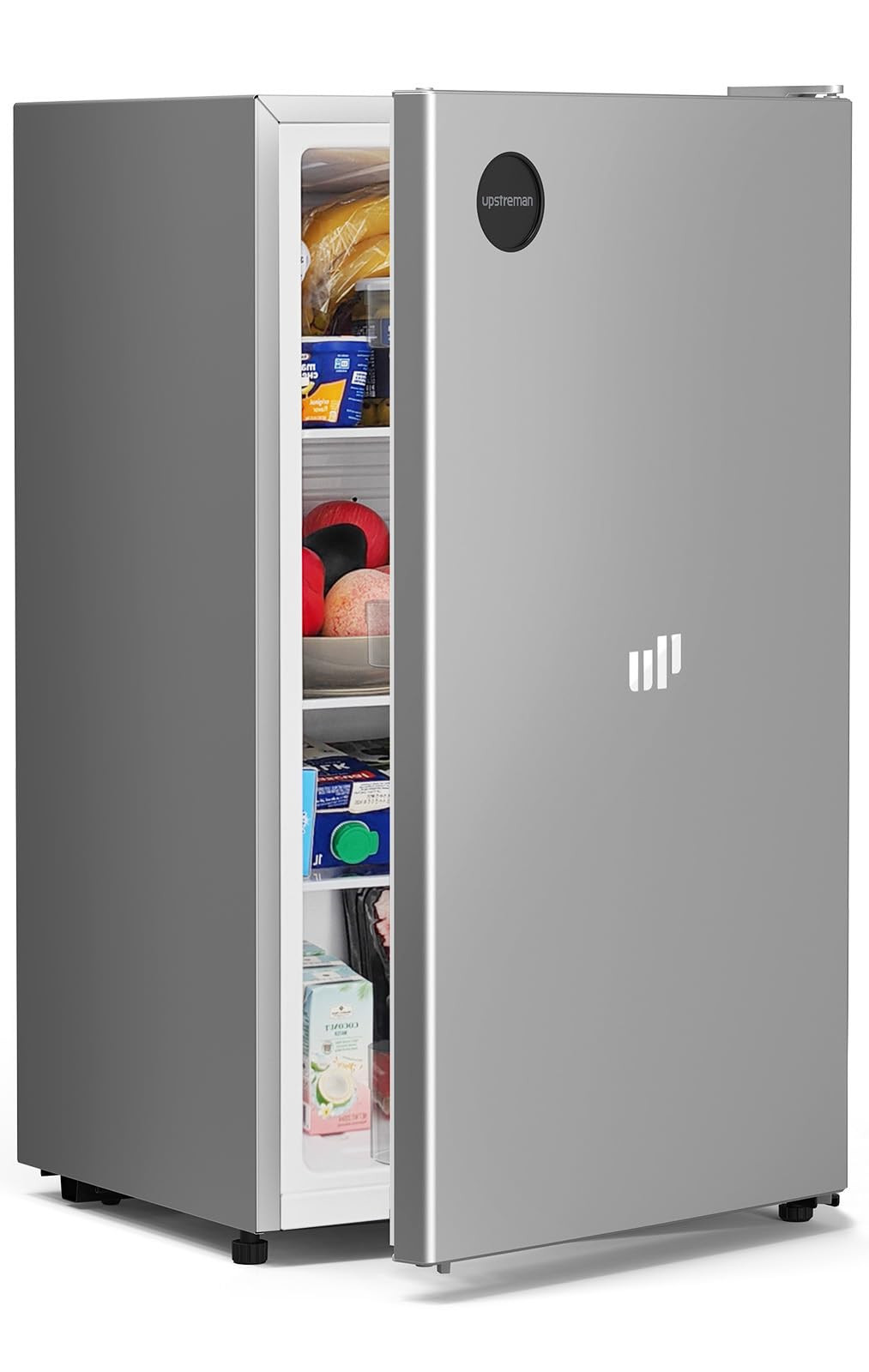 Upstreman 3.2 Cu.Ft All-Refrigerator Mini Fridge, Single Door Small Refrigerator, Dorm Fridge wit... | Amazon (US)