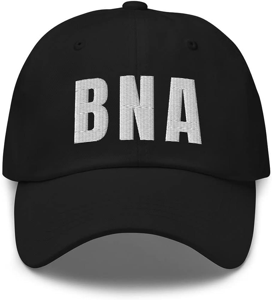 Dressed Up Mule Airport Code BNA Hat Nashville Tennessee TN Dad Cap Embroidered Dad Hat Baseball ... | Amazon (US)