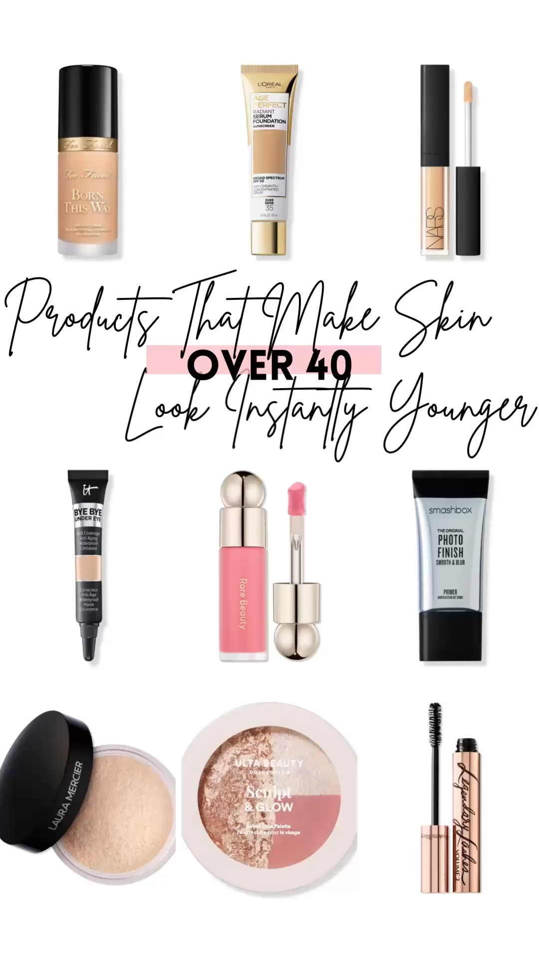 Top nine Ulta makeup products that make skin over 40 look younger instantly

easter basket stuffers

#LTKSpringSale #LTKOver40 #LTKBeauty