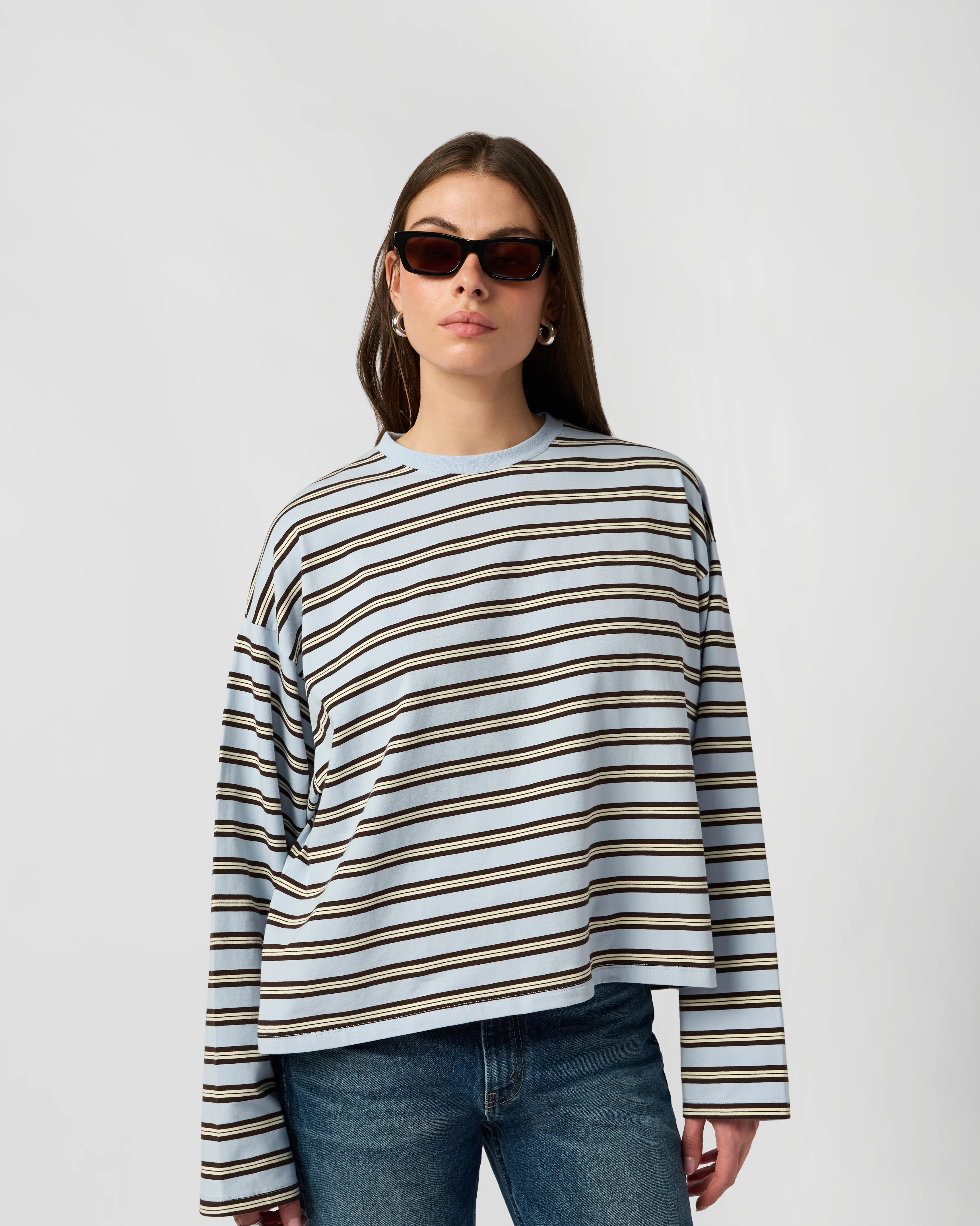 Boxy Oversized Crew Neck Top | We Wore What