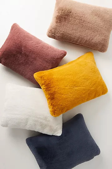 Sophie Faux Fur Pillow | Anthropologie (US)