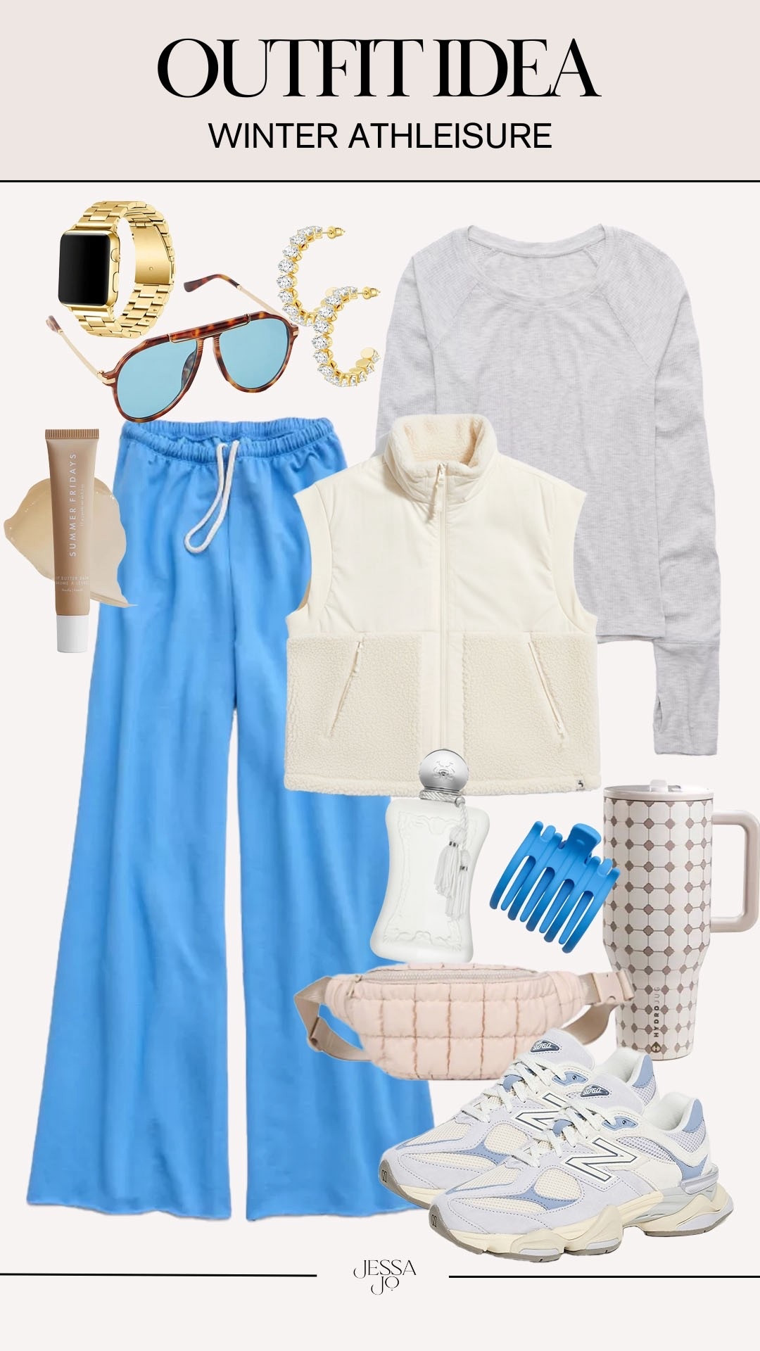 Winter athleisure outfit idea. Comfy cute winter outfit. Aerie new arrivals. Aerie wide leg sweats. Blue ivory athleisure. Target fashion. Target Sherpa vest. Hydrojug x Scheels. Puffer belt bag. Free people aviator sunglasses. Amazon fashion. Amazon jewelry  

#LTKSaleAlert #LTKootd #LTKSeasonal