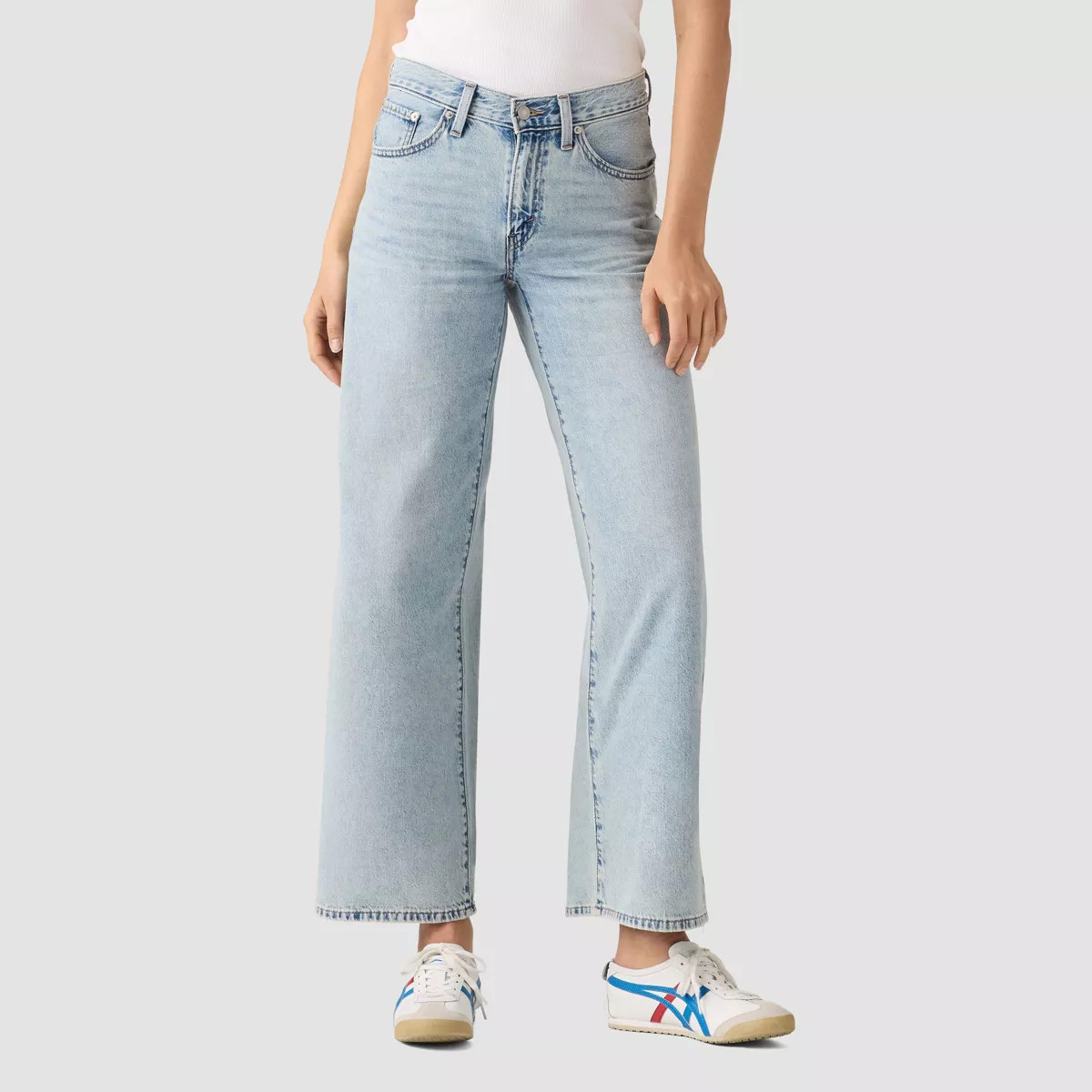 Levi's® Women's Middy Wide Leg Ankle Jeans - Main Character 32 | Target
