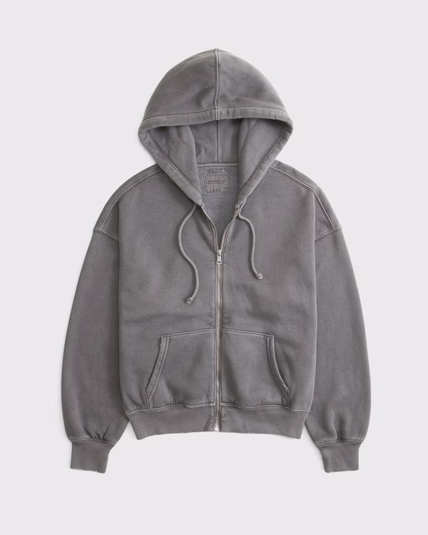 Sunday Hooded Full-Zip | Abercrombie & Fitch (US)