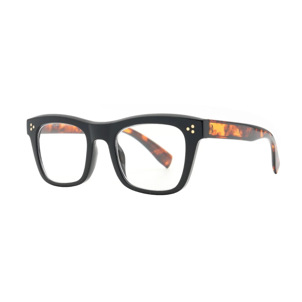 ALICE | Black | Tortoise Temples | Blue Light | Ryan Simkhai Eyeshop