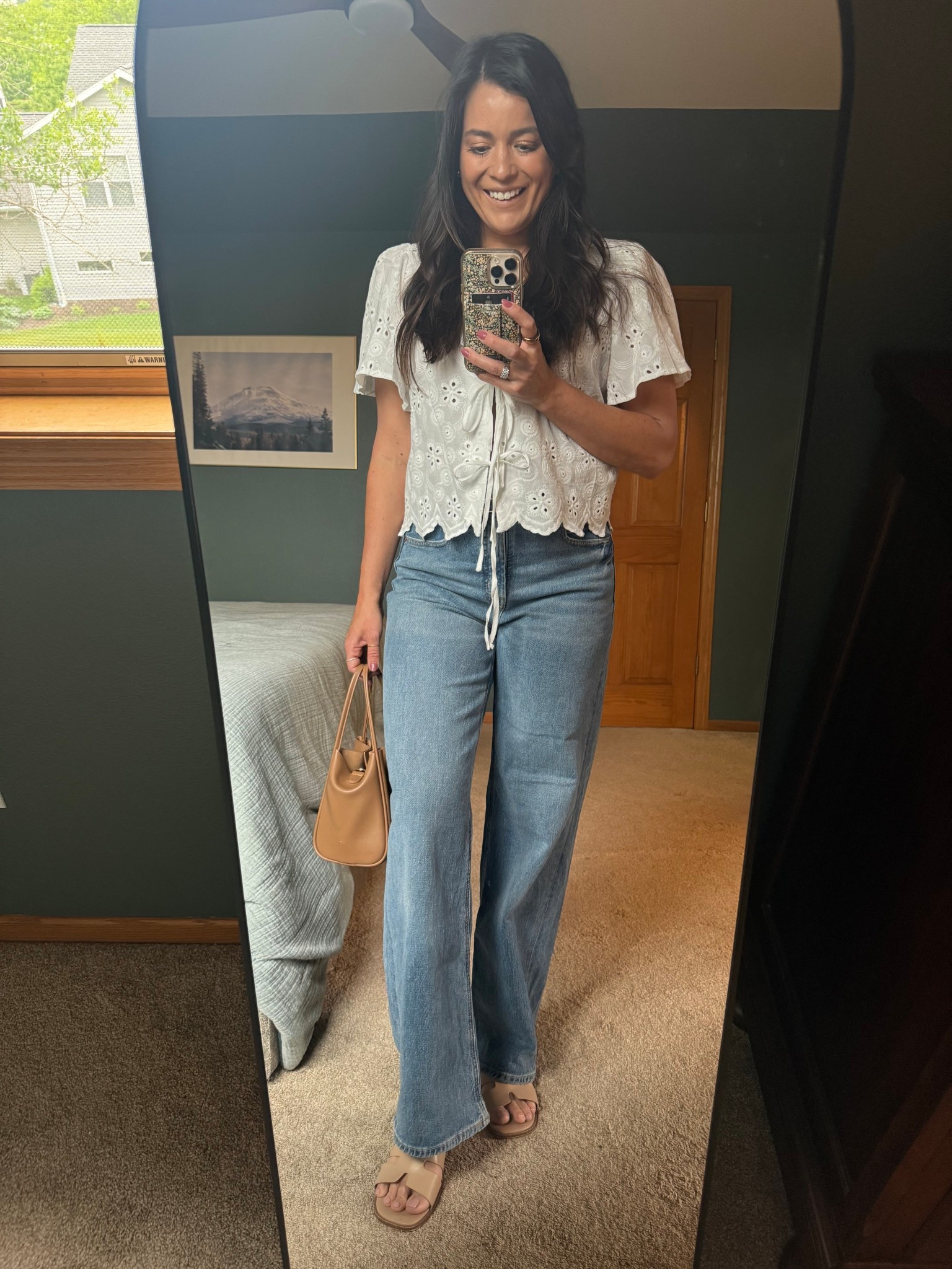 I have been wearing this top on repeat! It’s perfect for spring and summer - runs TTS and I wear a white tank top under it. 🤍

#LTKSummerEdit #LTKSeasonal #LTKStyleTip