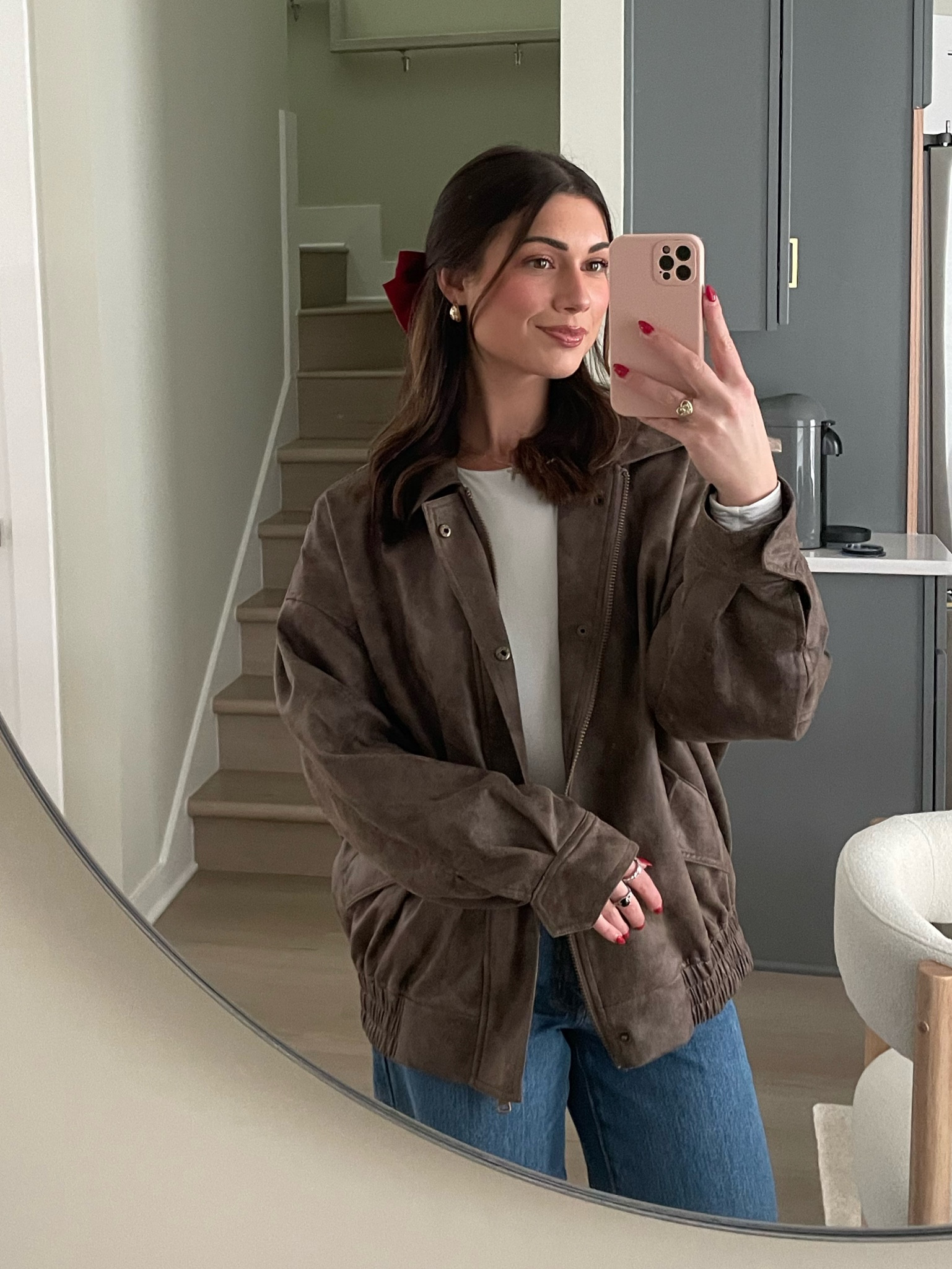 Brown leather jacket, perfect closet staple! size S

#LTKStyleTip #LTKFindsUnder100 #LTKSeasonal