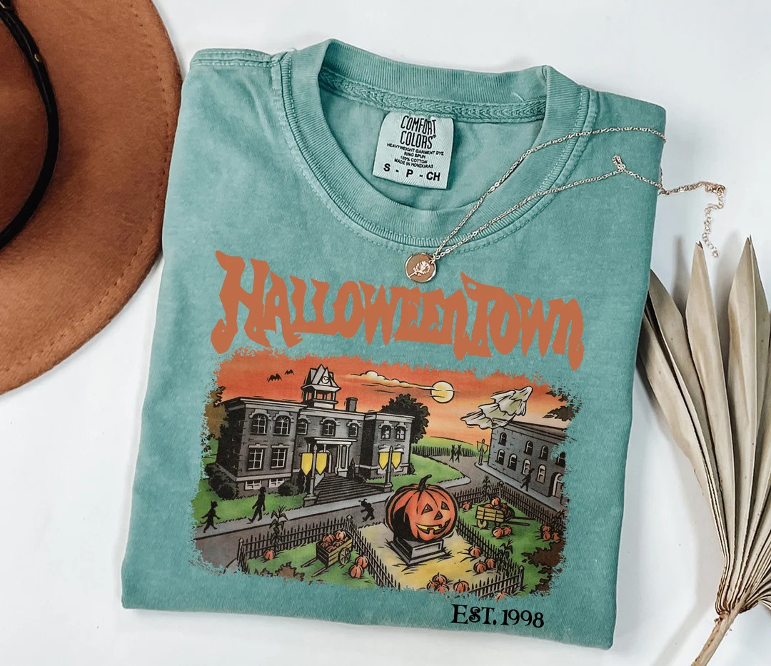 Comfort Colors® Halloweentown Est 1998 Shirt, Halloweentown University, Retro Halloweentown Shir... | Etsy (US)