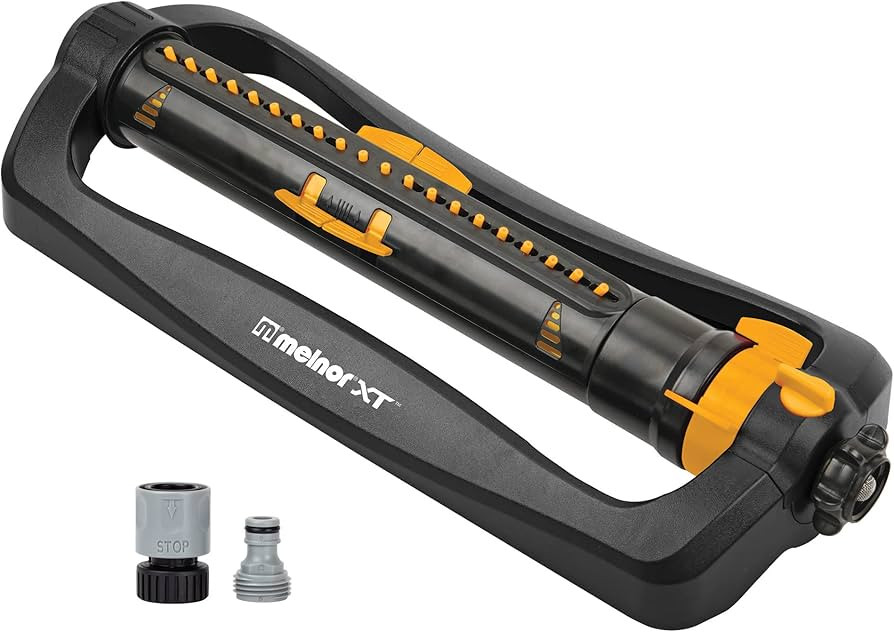 Melnor 65167AMZ XT Turbo Oscillating Sprinkler, 4,500 sq. ft., Quick Connect Bundle, 3-Way Adjust... | Amazon (US)
