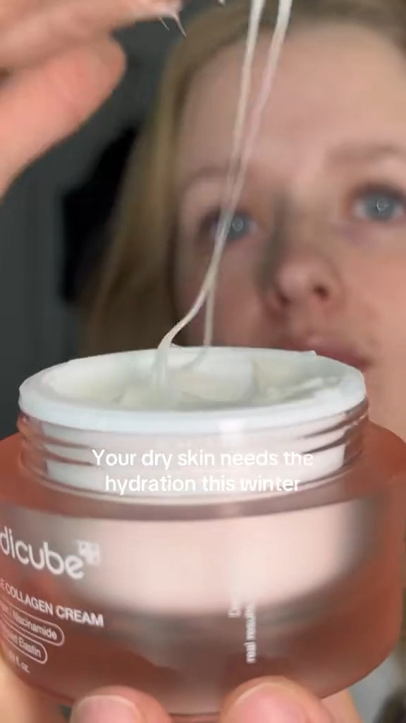 Bouncy, hydrated skin in a jar 🤍 This cream makes my skin feel plump, smooth, and so comfy all day.

• Medicube triple collagen cream
• collagen face moisturizer
• plumping face cream
• Korean skincare moisturizer
• dry skin hydration
• glowing skin routine
• daily face cream

#LTKBeauty #LTKselfcare
