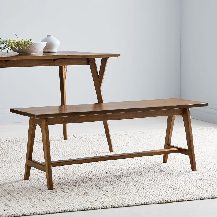 Mid-Century A-Frame Bench (52") | West Elm (US)
