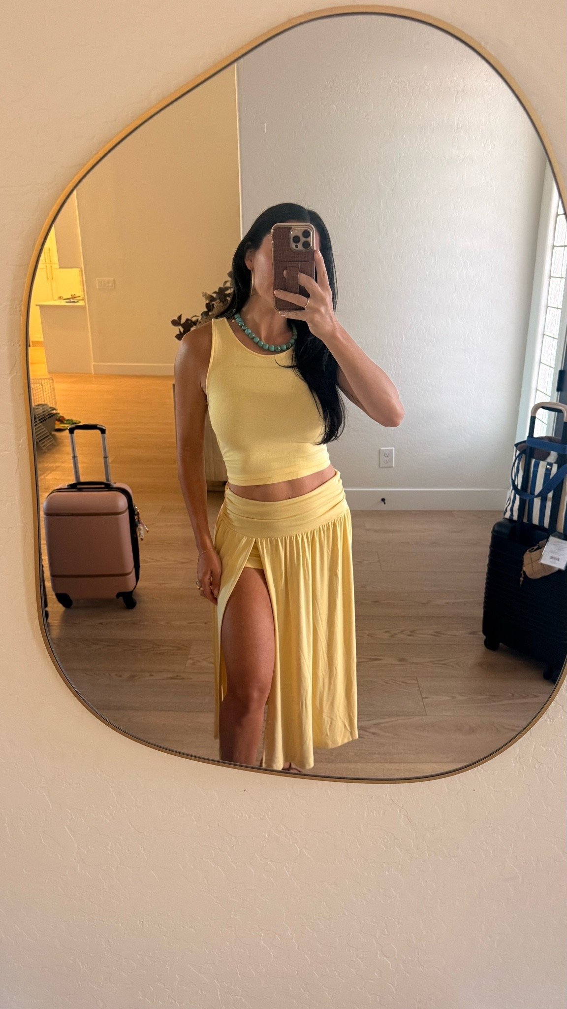 Travel day to Maui! Sharing this free people set that is perfect to feel comfortable and ready once we land! I am in a size XS. My necklace is from @baublebar 

Skirt set 
Summer outfit

#LTKootd #LTKdayinmylife #LTKgrwm