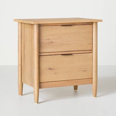 2-Drawer Wood Nightstand - Hearth & Hand™ with Magnolia | Target