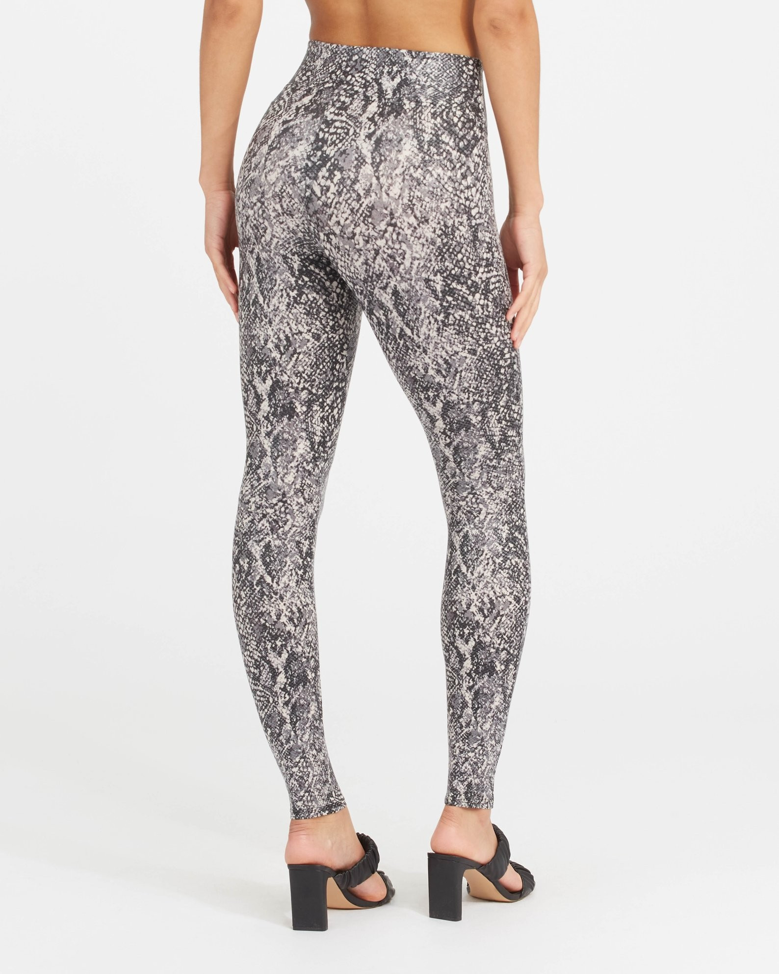 Faux Leather Snake Shine Leggings | Spanx