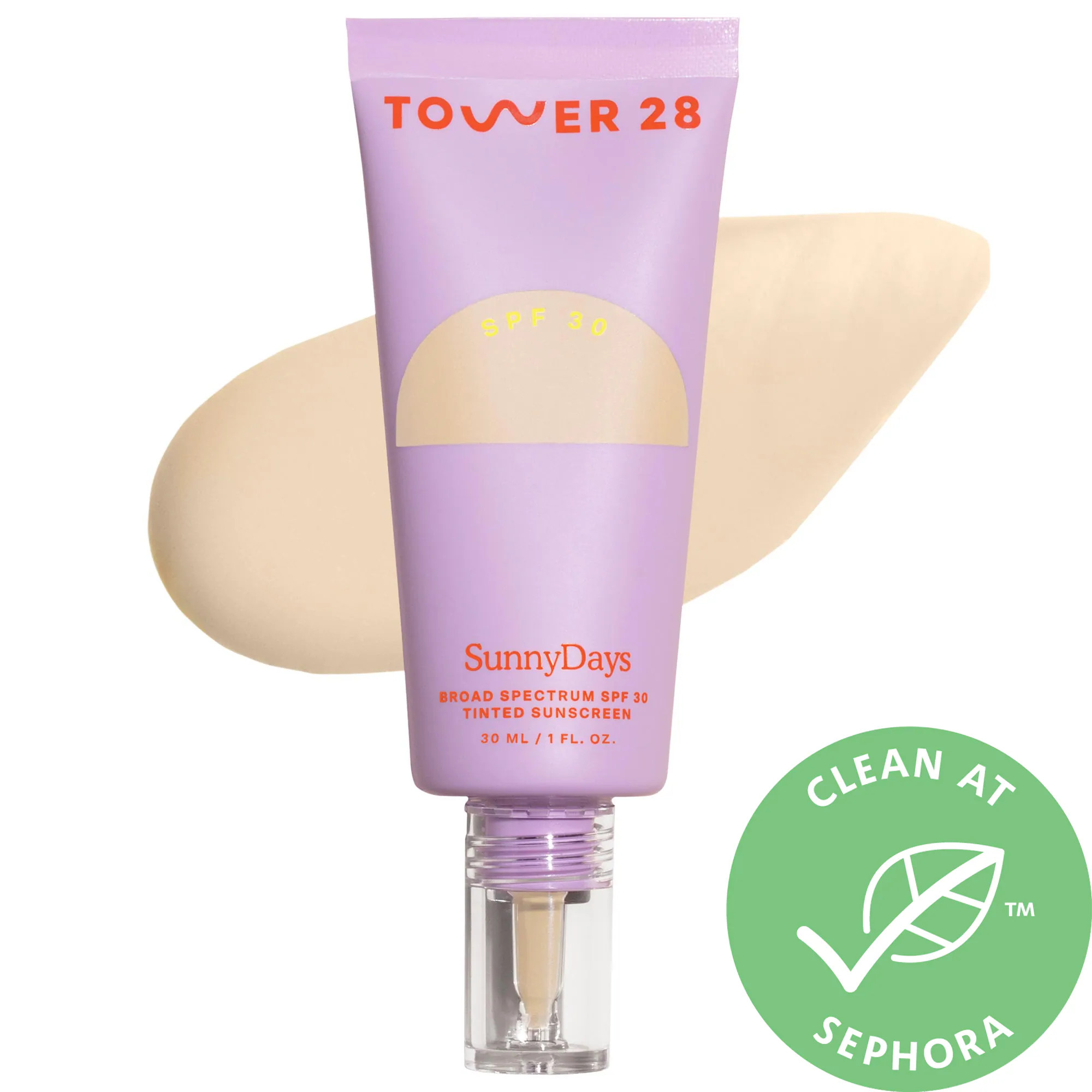Tower 28 Beauty SunnyDays SPF 30 Tinted Sunscreen Foundation 10 Larchmont 1 oz/ 30 mL | Sephora (US)