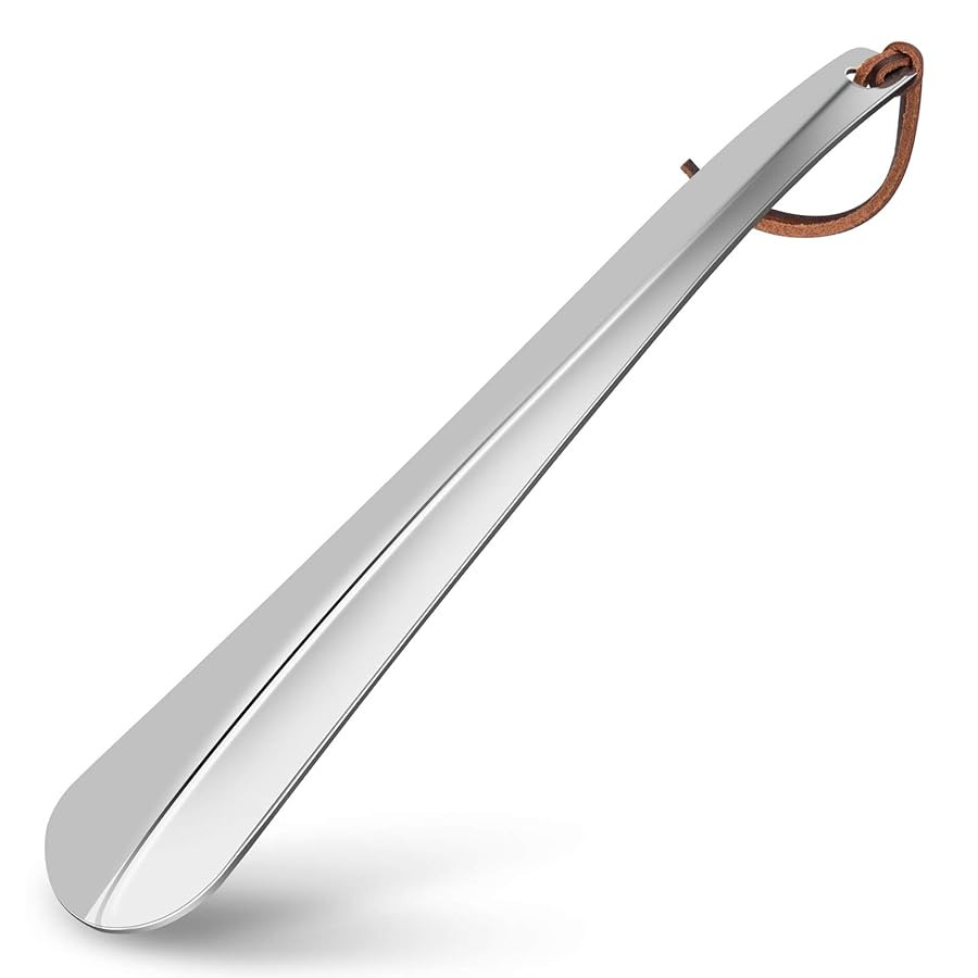 Shoe Horn Long 12 Inch, Premium Stainless Steel Shoehorn, Shoe Helper for Seniors, Shoe Horns for... | Amazon (US)