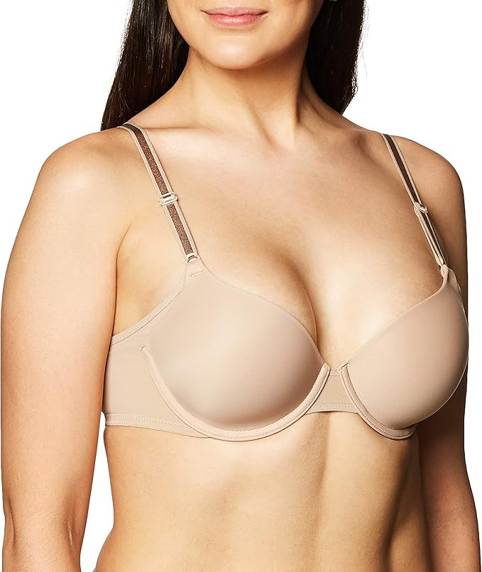 Warner's Women's No Side Effects Underwire Contour Bra with Mesh Wing | Amazon (US)