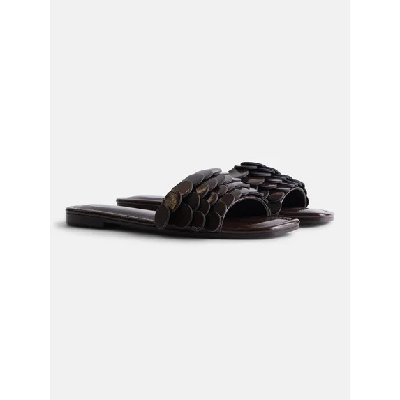 Scoop Women's Paillette Slip On Sandals | Walmart (US)