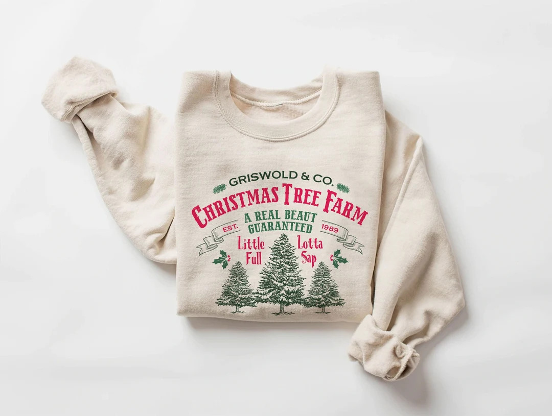Griswold Christmas Tree Farm Sweatshirt Holiday Sweatshirt - Etsy | Etsy (US)