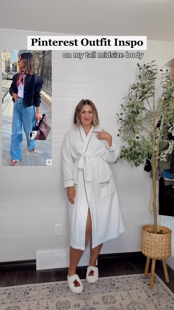 Bringing back my Pinterest outfit series for anyone else in a style rut!!🙋🏼‍♀️ Save this for easy spring transition outfit inspo 

➡️ Follow + comment “SHOP” and I’ll DM you links to everything I’m wearing!
#pinterestinspo #pinterestrecreation#pinterestoutfits #springoutfits