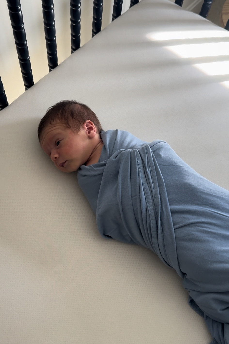 Newborn photoshoot, newborn swaddle, crib sheet, nursery

#LTKBaby #LTKBump