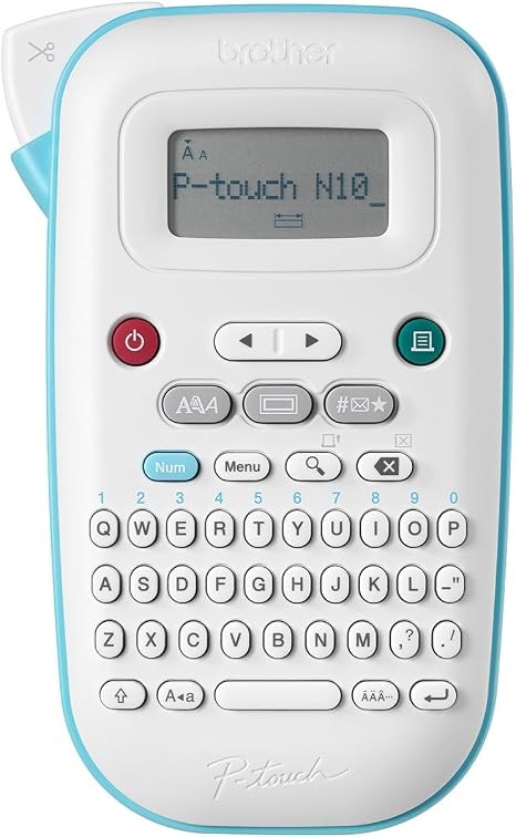 Brother P-Touch PT-N10 Personal Handheld Label Maker, Portable and Prints, P-Touch Btag ~½” (1... | Amazon (US)