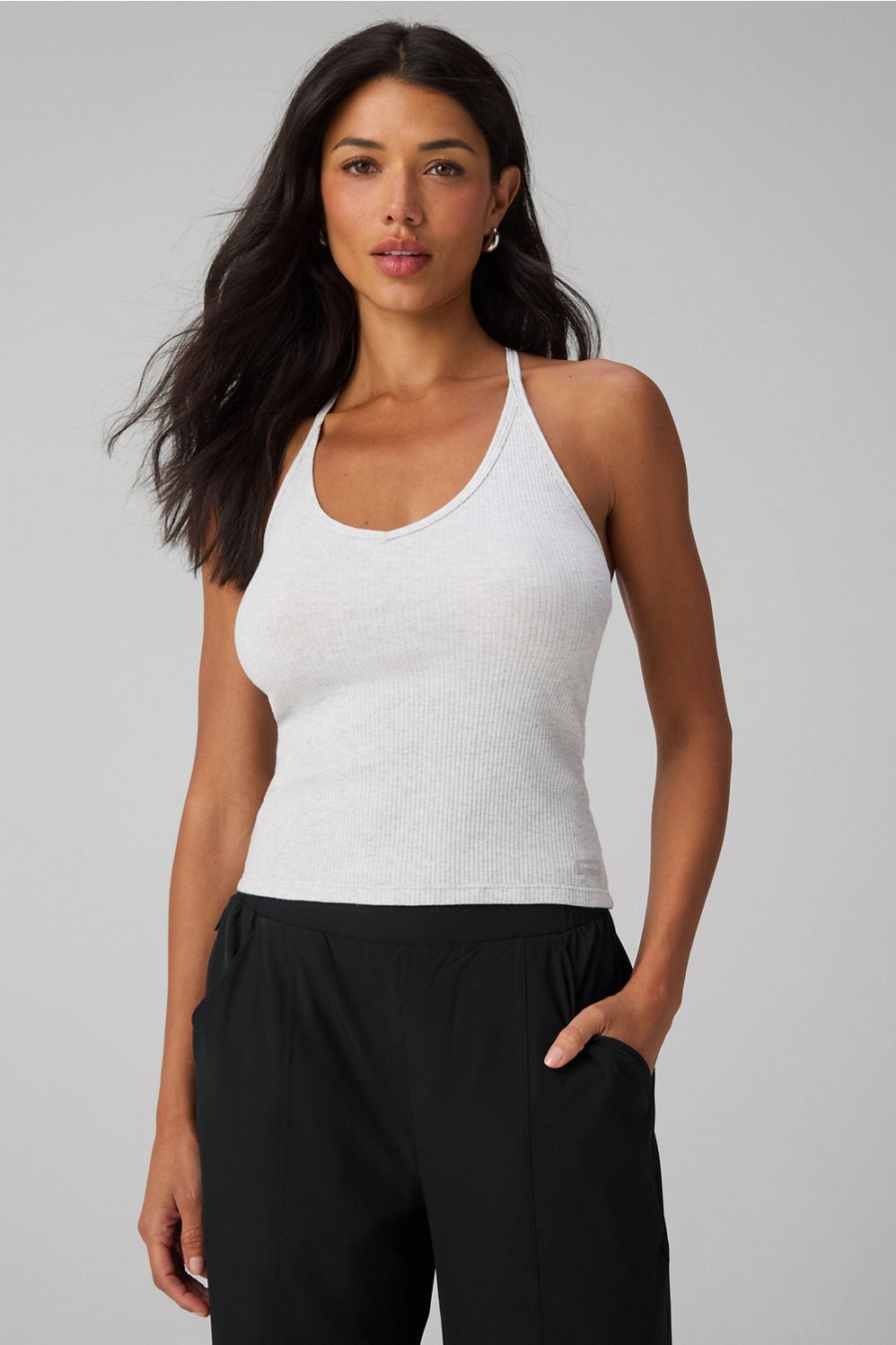 Modal Rib V-Neck Tank | Fabletics