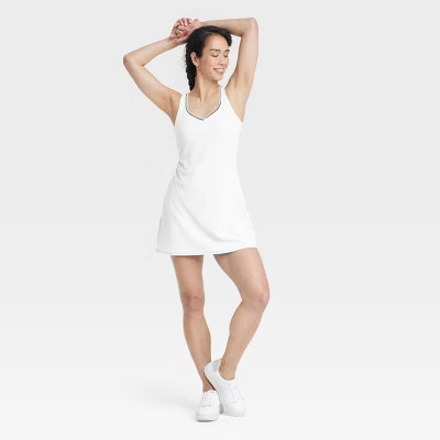 Women's Everyday Soft Active Dress - All In Motion™ White XXL | Target