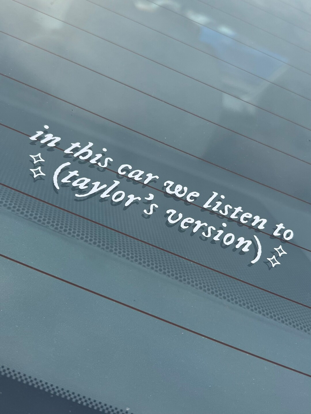 TS Decal: in This Car, We Listen to TV - Etsy | Etsy (US)